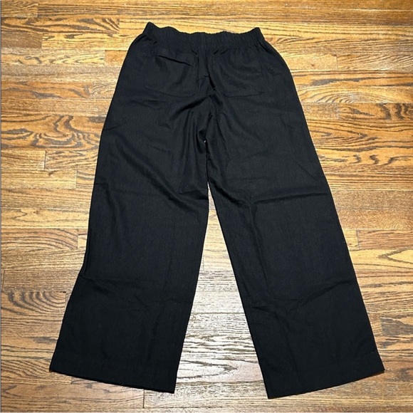 Old Navy Charcoal Black Wide Leg Trousers - Picture 2 of 6